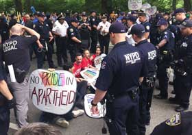 Jewish Voices for Peace - Israel Day Protest (The Forward)