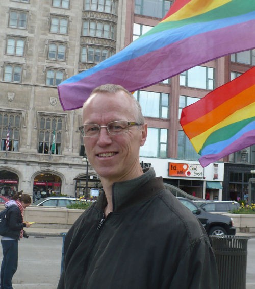 Andy Thayer, cofounder of the Gay Liberation Network of Chicago