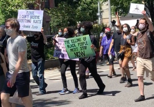 Harlem Protest of Police Murder of George Floyd
