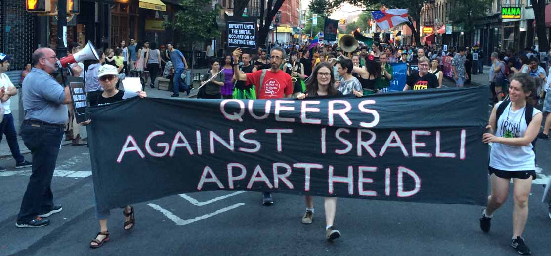2016 Queers Against Israeli Apartheid March