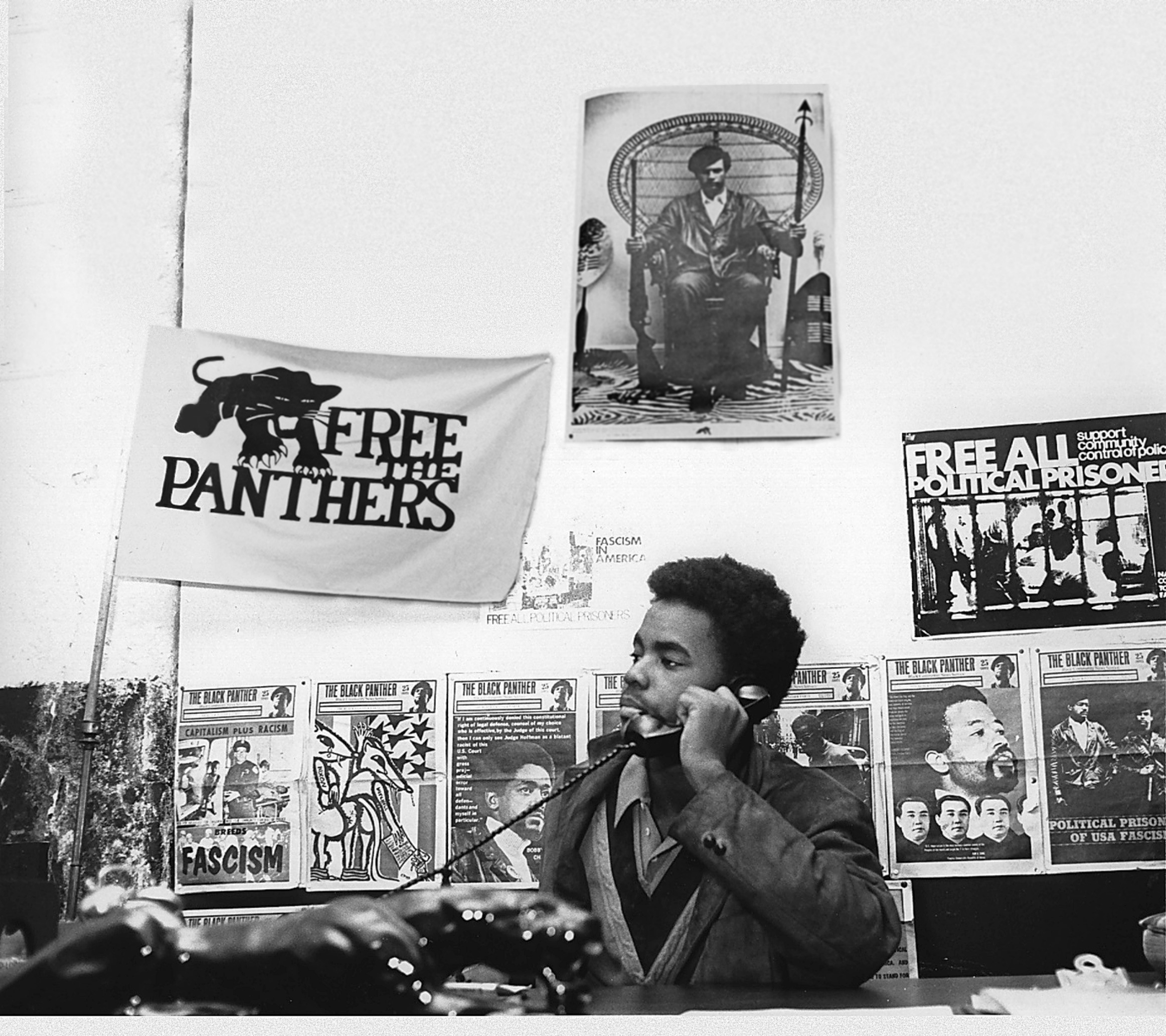 Mumia in Philly Black Panther office at age 16 Mumia in Philly Black Panther office at age 16