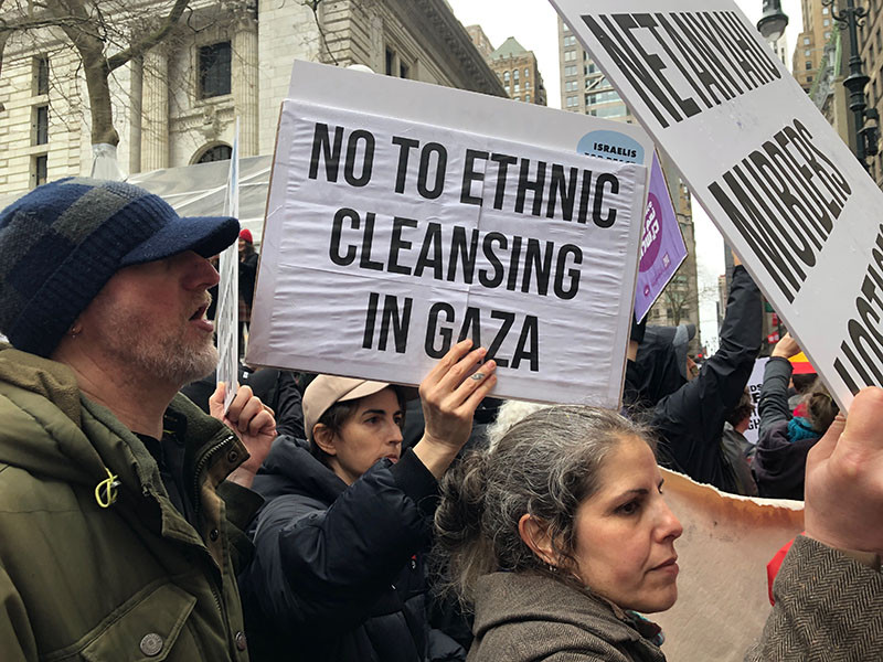 No to Ethnic Cleansing of Gaza