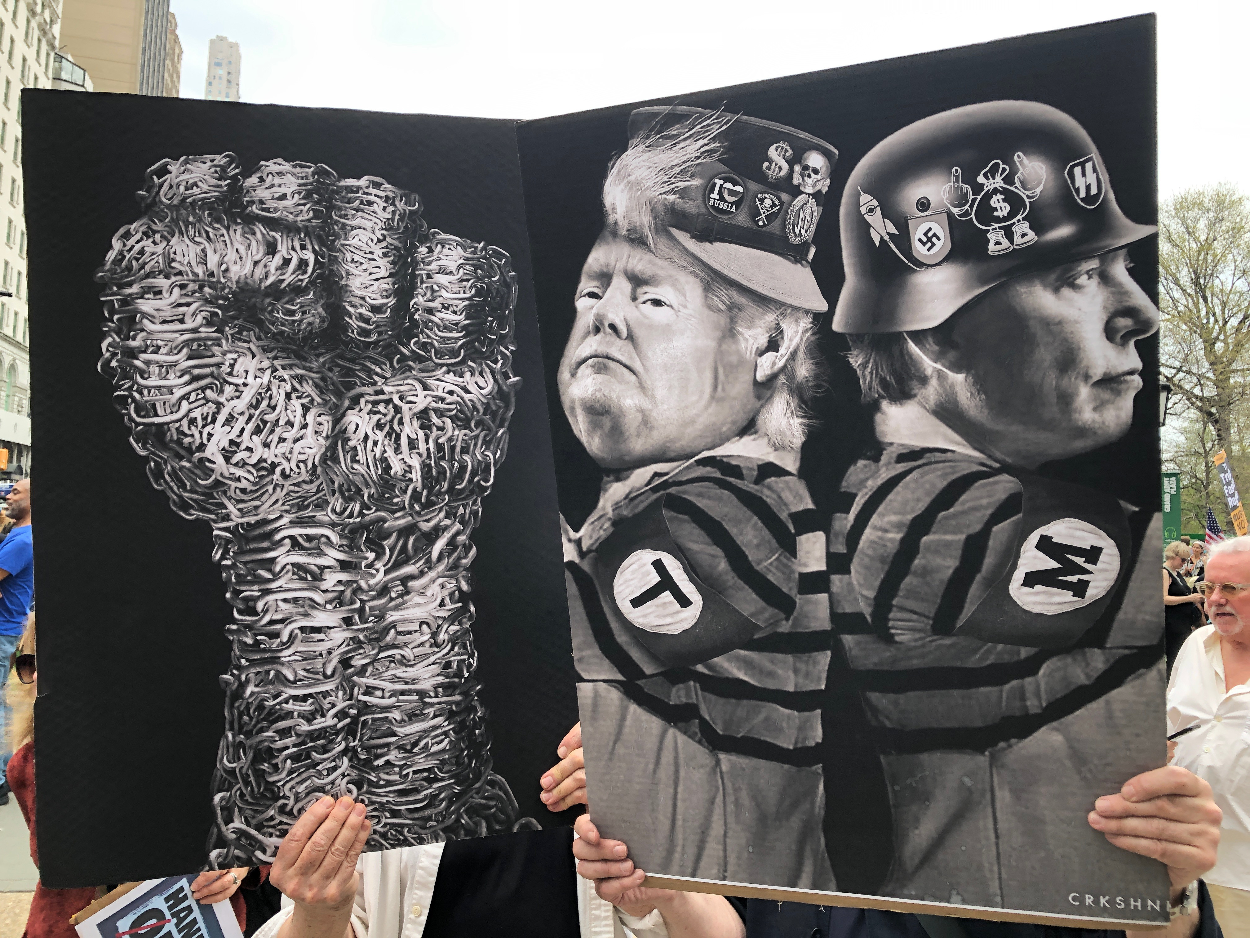 Photomontage of Trump & Musk byCRKSHNK - C-R-K-S-H-N-K
