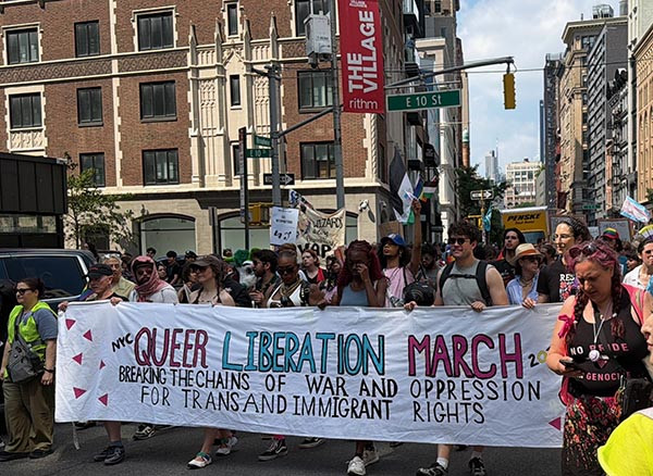 Queer Liberation March Banner 2026 Queer Liberation March Banner 2026