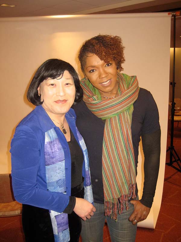 Pauline Park and Kiara St. James in 2013