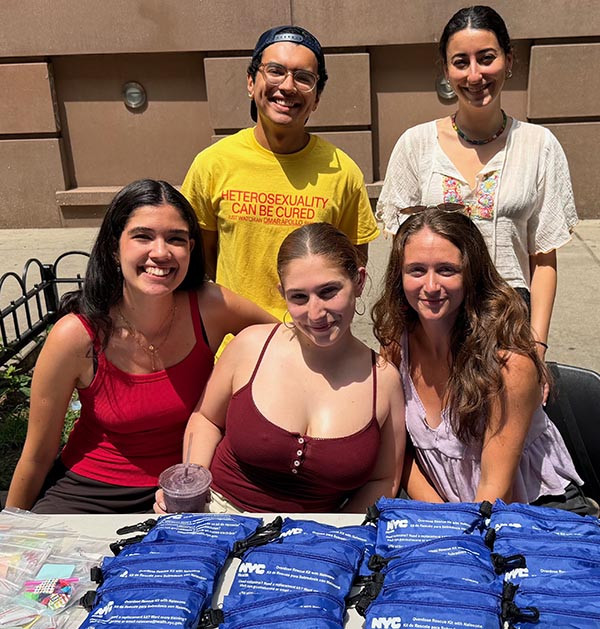 Project Reach Medical Students at ACT UP Pride Health Fair